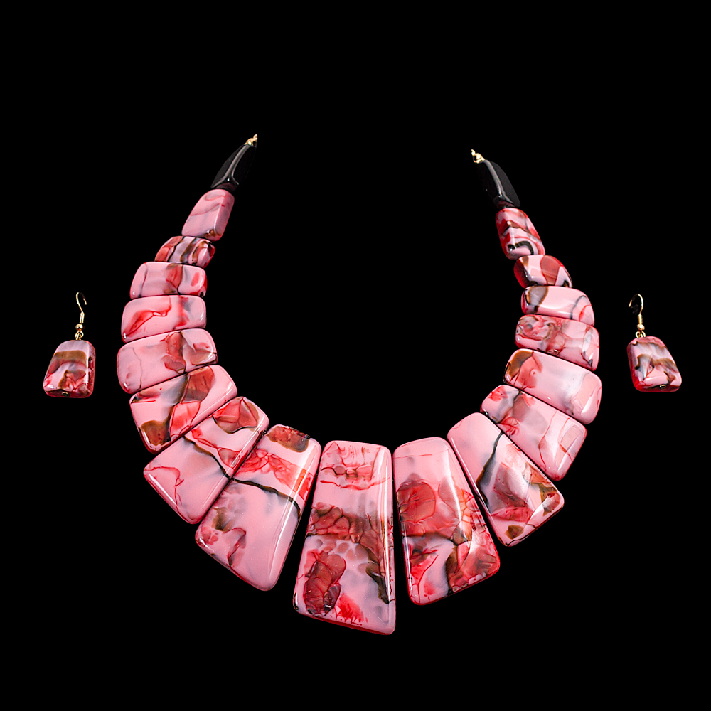 Fotografia de produto  colar e brincos