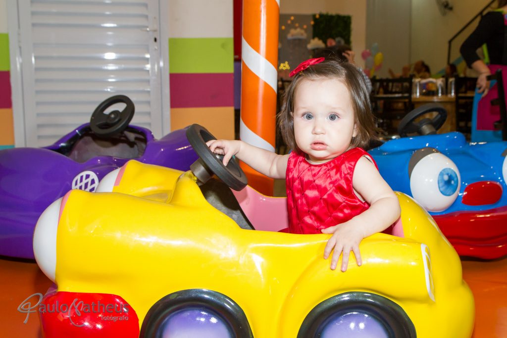 Helena em sua festa de aniversário de um ano