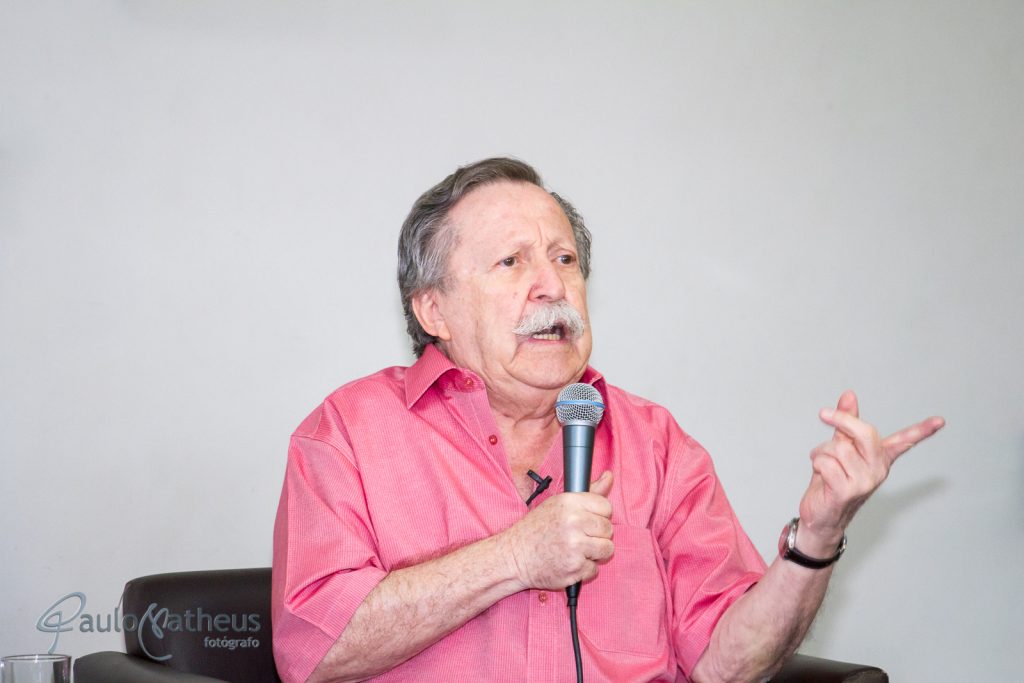 Escritor Pedro Bandeira no Aniversário da Biblioteca de São Paulo